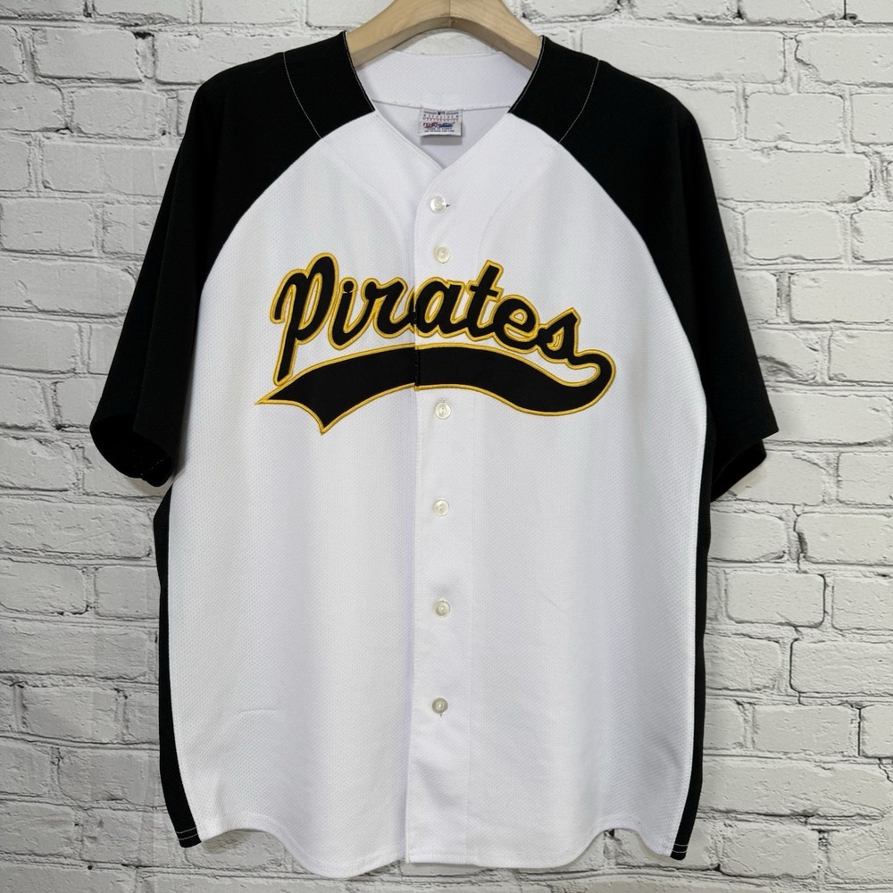Vintage Pittsburgh Pirates Majestic SCRIPT Baseball Jersey XL Stitched Rare MLB